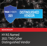 HYAS Named 2021 TAG Cyber Distinguished Vendor