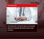 Stay Off the OCR Wall of Shame by Thinking Beyond HIPAA and HITRUST