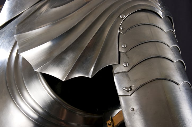 Medieval knight armor